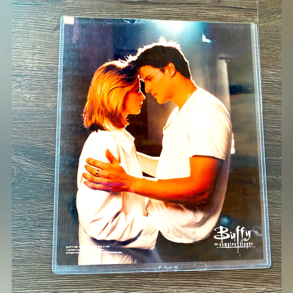 Buffy the Vampire Slayer Studio Photograph in plastic sleeve. 1998.